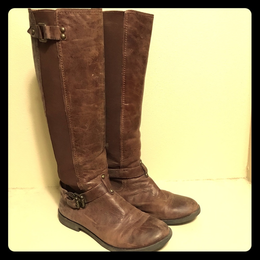 BCBG leather boots, size 6